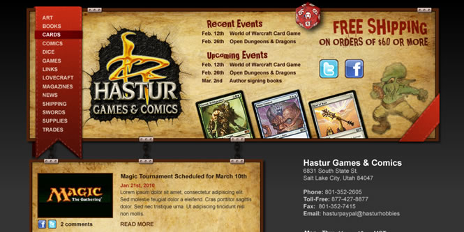 Hastur Games &amp; Comics